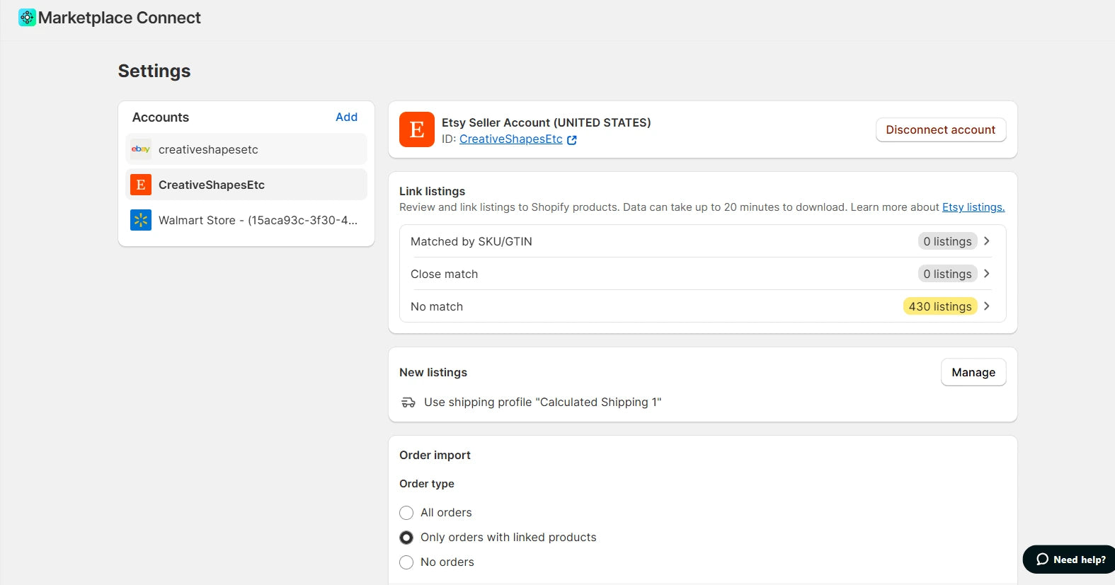 Etsy account reinstatement