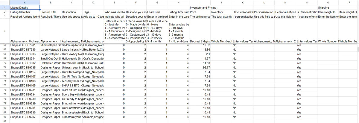1. Product Data Mapping and Formatting