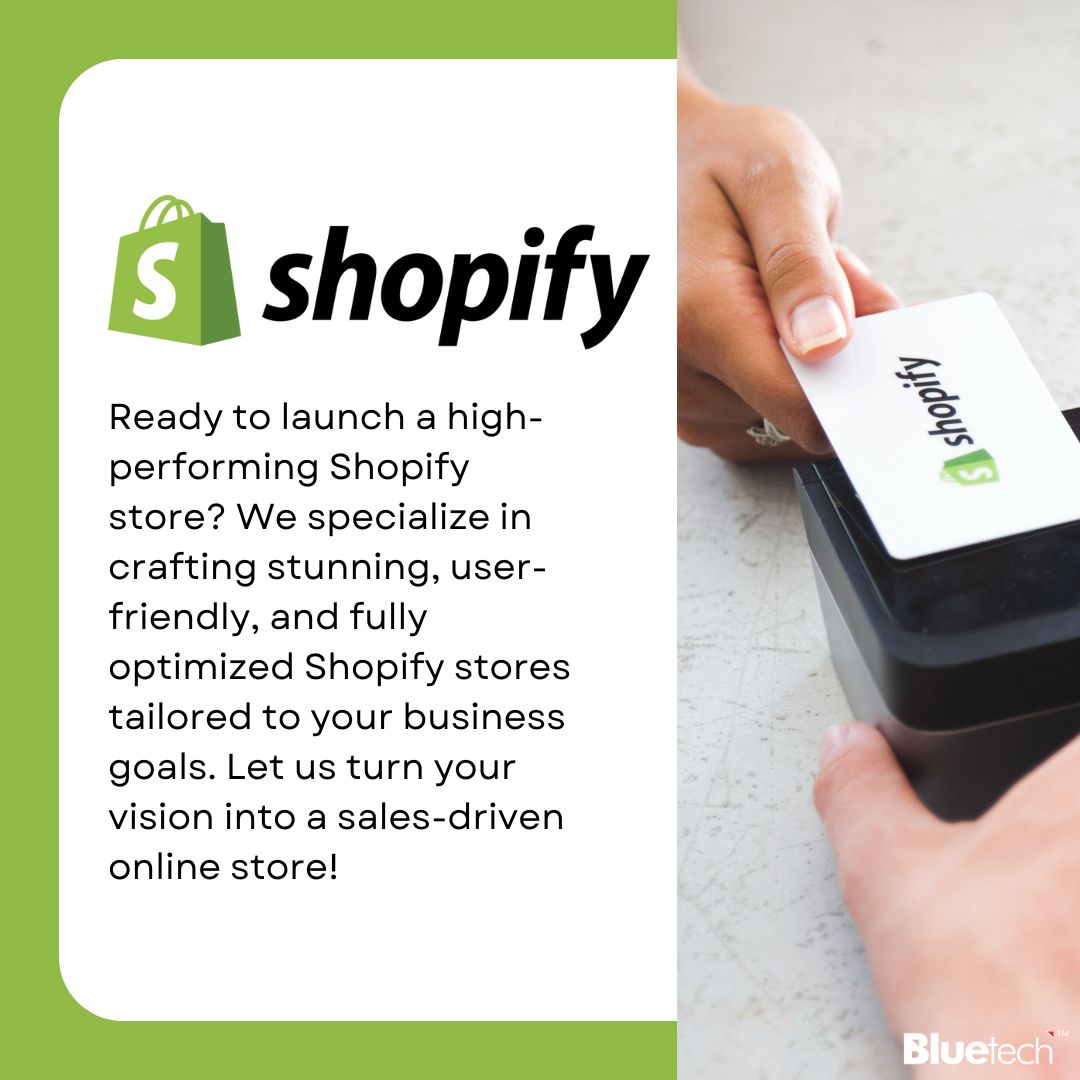 Bluetech IT: Shopify Store Setup Experts | Hire Top Developers